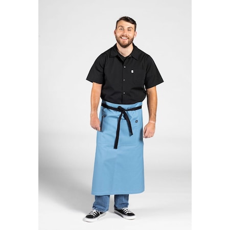 Uncommon Threads Muse Bistro Blue Gray Canvas Blk Webbing 3120-C8W1